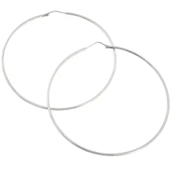 Guidetti | Anelle grandi a cerchio diametro cm 7,4 in oro bianco