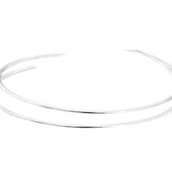 Guidetti | Anelle grandi a cerchio diametro cm 7,4 in oro bianco