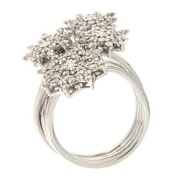 Guidetti | Anello in oro bianco con diamanti taglio brillante 1,22 ct