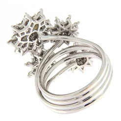 Guidetti | Anello in oro bianco con diamanti taglio brillante 1,22 ct