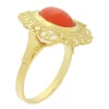 Guidetti | Anello in oro giallo con corallo