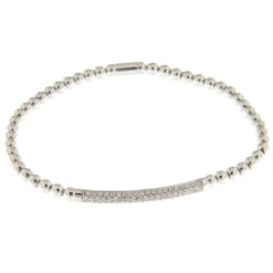 Guidetti | Bracciale in oro bianco con diamanti taglio brillante 0,50 ct