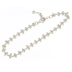 Guidetti | Bracciale in oro bianco con diamanti taglio brillante
