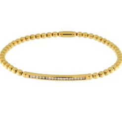 Guidetti | Bracciale in oro giallo con diamanti taglio brillante