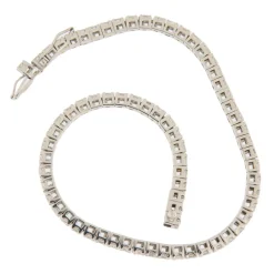 Guidetti | Bracciale tennis in oro bianco con diamanti 2,45 ct