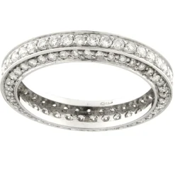 Guidetti | Eternelle in oro bianco con diamanti taglio brillante