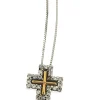 Guidetti | Girocollo con croce con diamanti taglio brillante