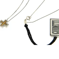 Guidetti | Girocollo con croce con diamanti taglio brillante