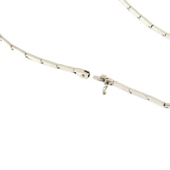 Guidetti | Girocollo semirigido in oro bianco con diamanti taglio brillante