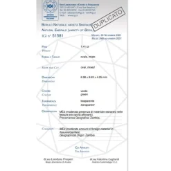 Guidetti | Orecchini in oro bianco con smeraldi 2,73 ct certificati IGI e diamanti