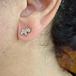 Guidetti | Orecchini in oro rosa con cane