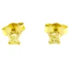 Guidetti | Orecchini punto luce in oro giallo con diamanti fancy yellow