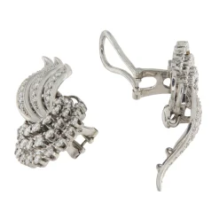 Orecchini in oro bianco con diamanti 2,65 ct