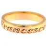 Polello | Fede in oro rosa con nome Francesco in brillanti Ref. 3110DR