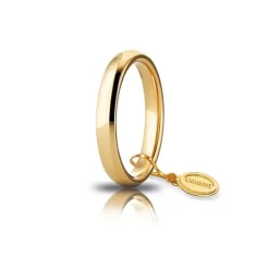 Unoaerre | Fede nuziale “Comoda” in oro giallo mm 3,5