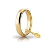 Unoaerre | Fede nuziale “Comoda” in oro giallo mm 4